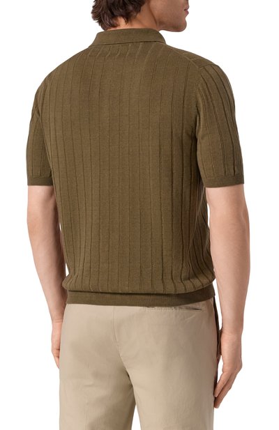 Поло изо льна и хлопка BOGLIOLI, арт. 91303/SB5808, фото 4