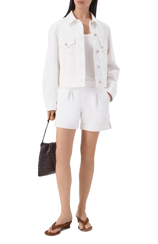 Джинсовые шорты Jenny Jacob Cohen JDM_N0022 001 T751A TM Белый  JDM_N0022 001 T751A TM Фото 2