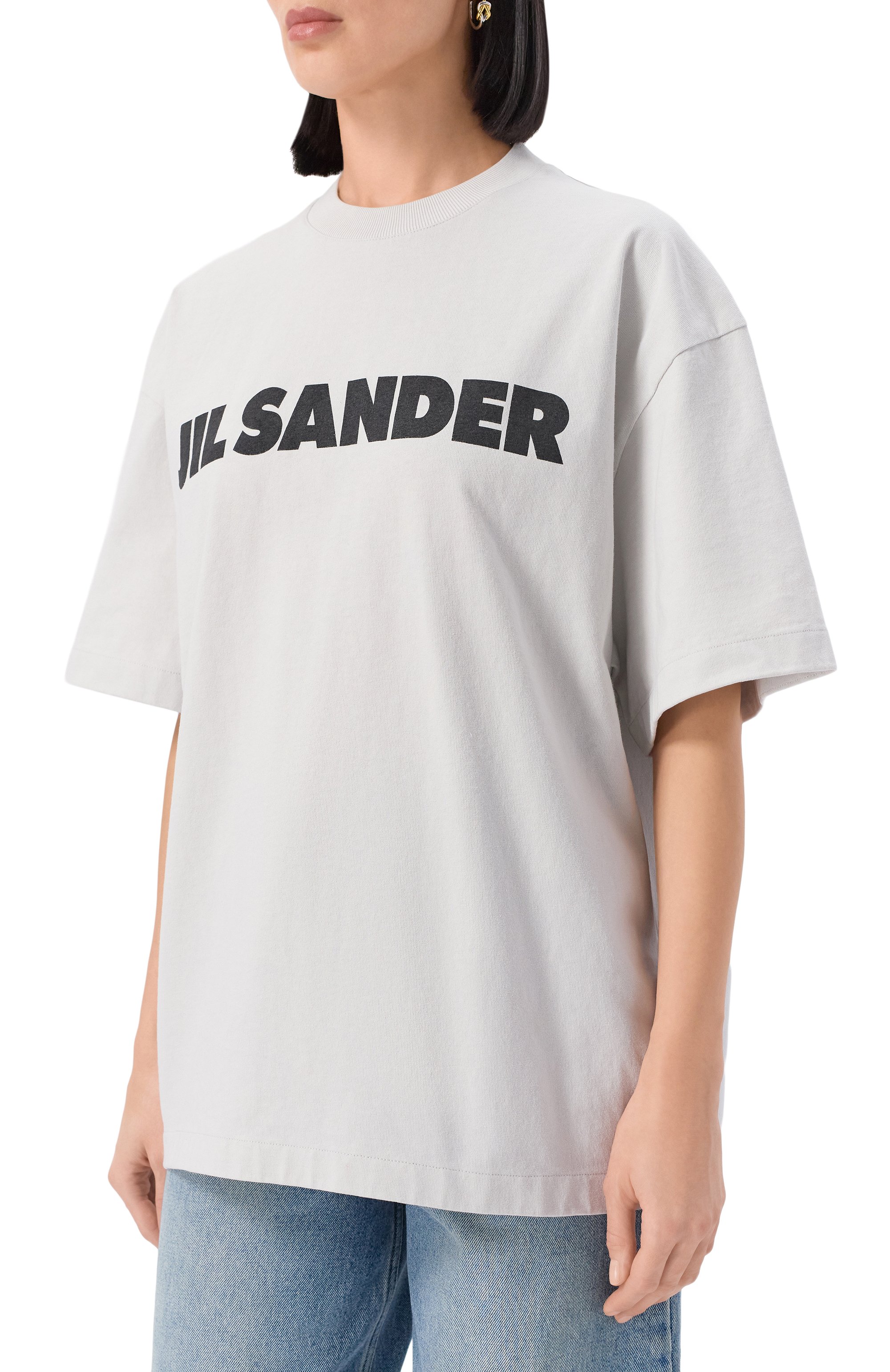 Хлопковая футболка JIL SANDER, арт. J53GC0009/J45148, фото 3