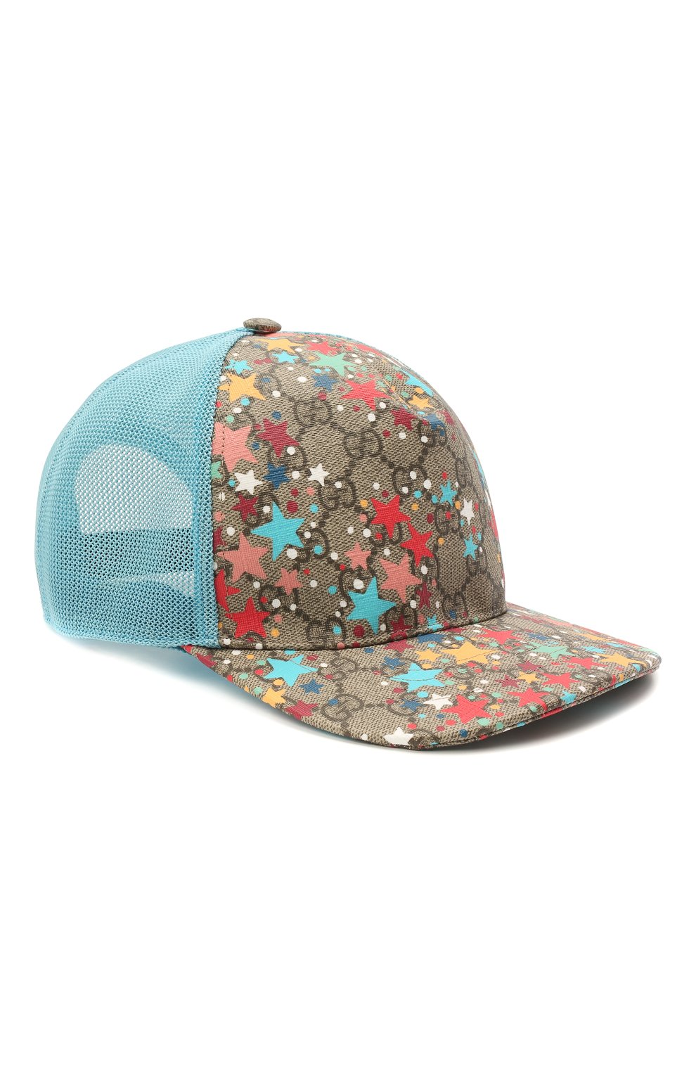 Бейсболка GUCCI разноцветного цвета по цене 24450 руб., арт. 481757/4HAEW, фото 1 Бейсболка GUCCI, арт. 481757/4HAEW, фото 1