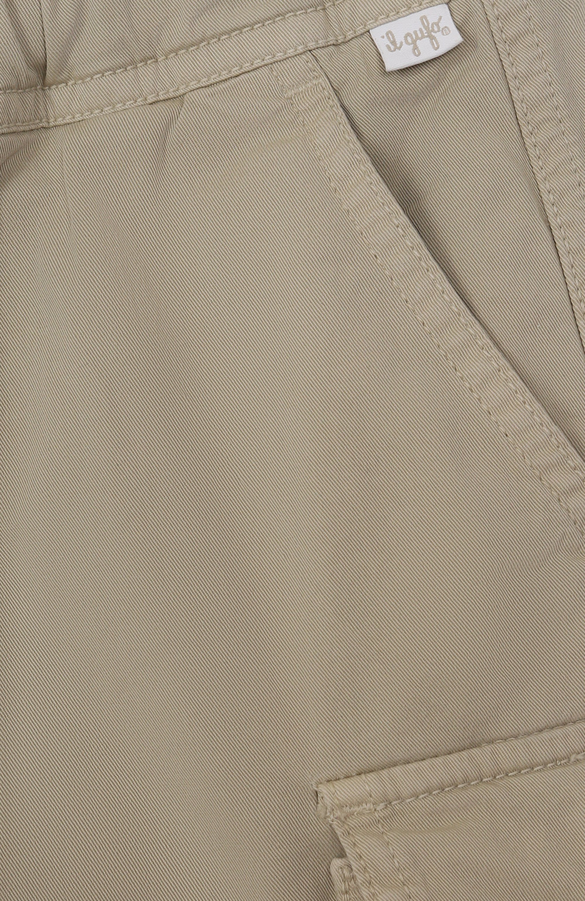 Хлопковые шорты-карго IL GUFO, арт. P25PB189C6074/5A-8A, фото 3