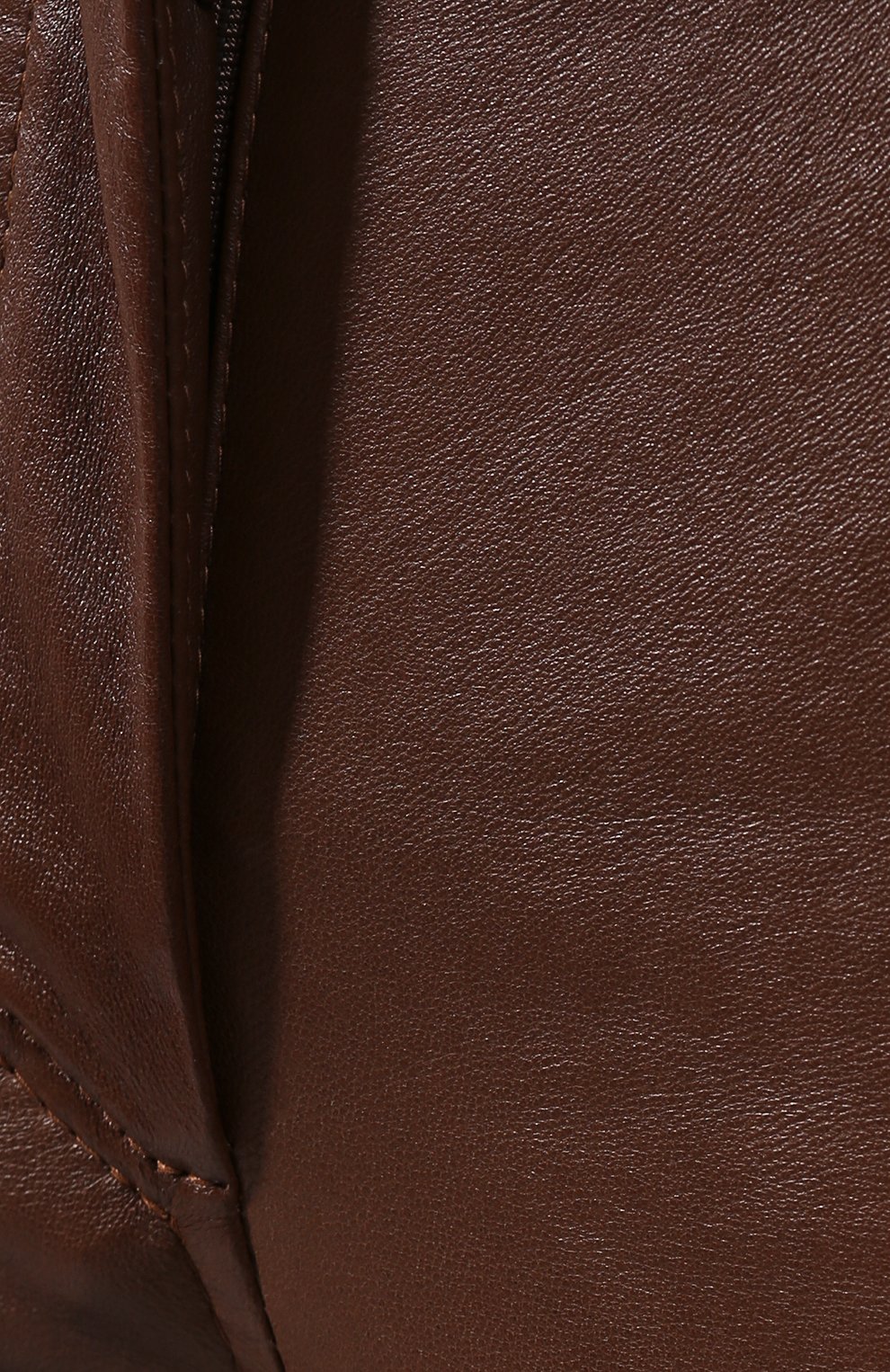 Кожаные брюки BRUNELLO CUCINELLI коричневого цвета по цене 334500 руб., арт. M0V32P7154, фото 5 Кожаные брюки BRUNELLO CUCINELLI, арт. M0V32P7154, фото 5