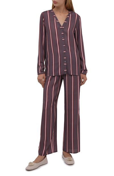 Текстильные домашние туфли LORO PIANA светло-бежевого цвета по цене 89750 руб., арт. FAM1758, фото 2 Текстильные домашние туфли LORO PIANA, арт. FAM1758, фото 2