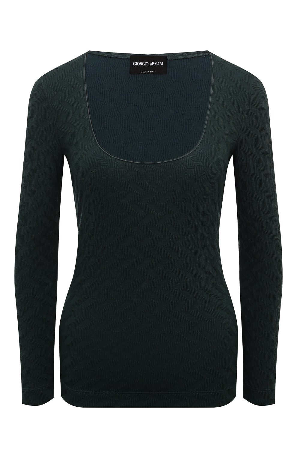 Лонгслив из вискозы и кашемира GIORGIO ARMANI, арт. 6DAM70/AJSVZ, фото 1