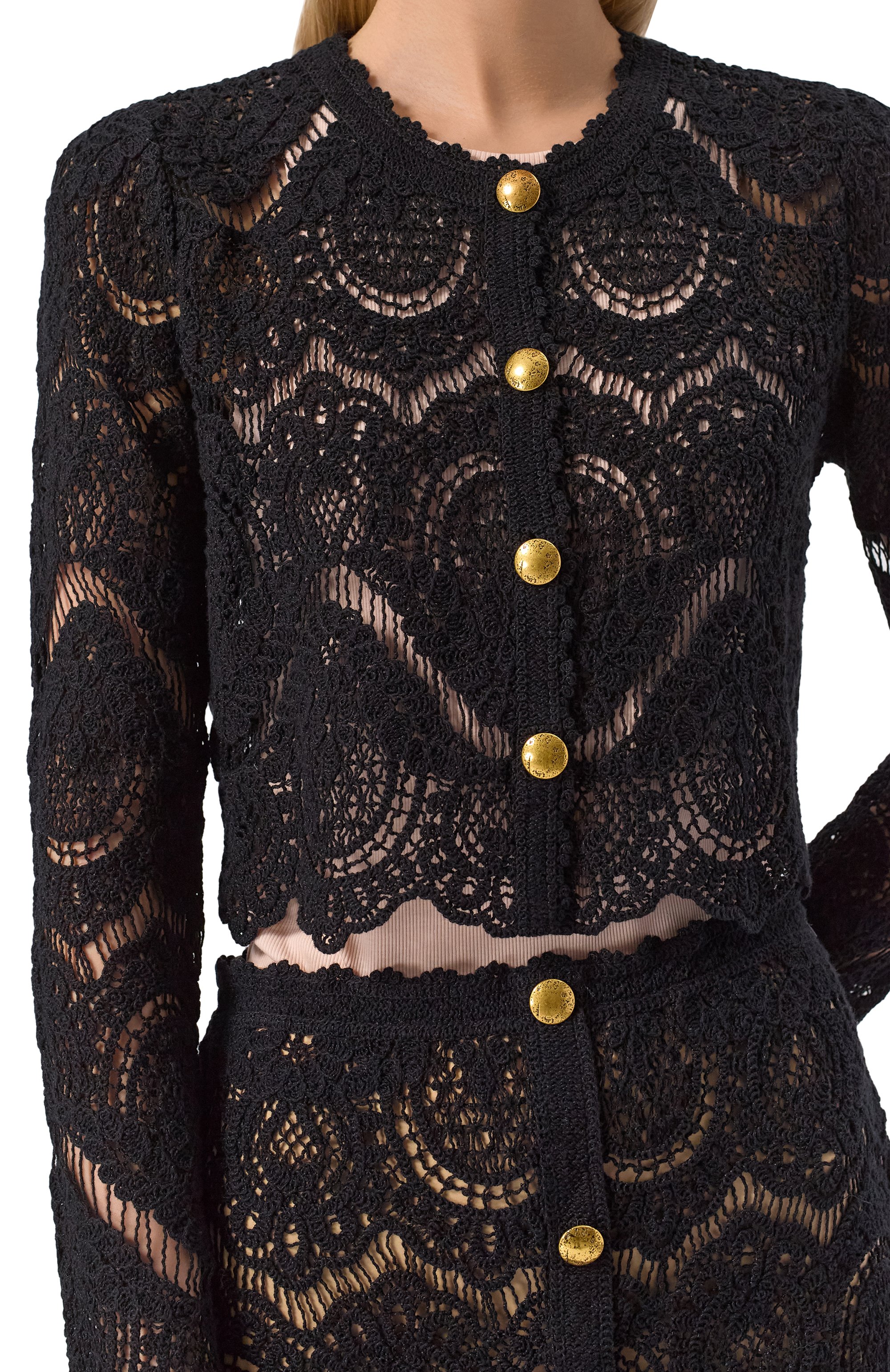 Хлопковый кардиган TWINSET, арт. 251TS3090, фото 5