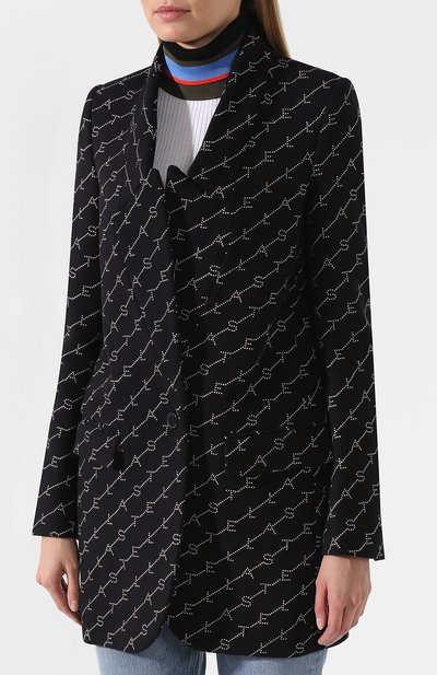 Шерстяное пальто STELLA MCCARTNEY черного цвета по цене 157000 руб., арт. 554724/SMB11, фото 3 Шерстяное пальто STELLA MCCARTNEY, арт. 554724/SMB11, фото 3