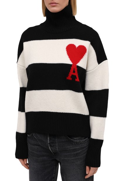 Шерстяной свитер AMI, арт. H20FK223.018, фото 3