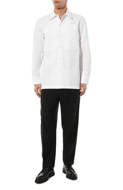 Хлопковая рубашка JIL SANDER, арт. J22DL0193/J45002, фото 2