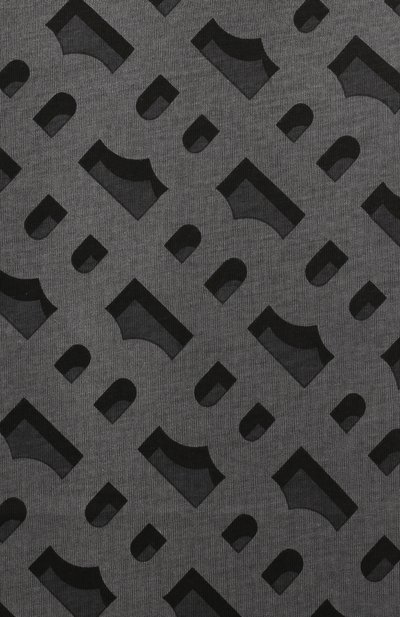 Хлопковая футболка BOSS серого цвета по цене 9960 руб., арт. J50731, фото 3 Хлопковая футболка BOSS, арт. J50731, фото 3