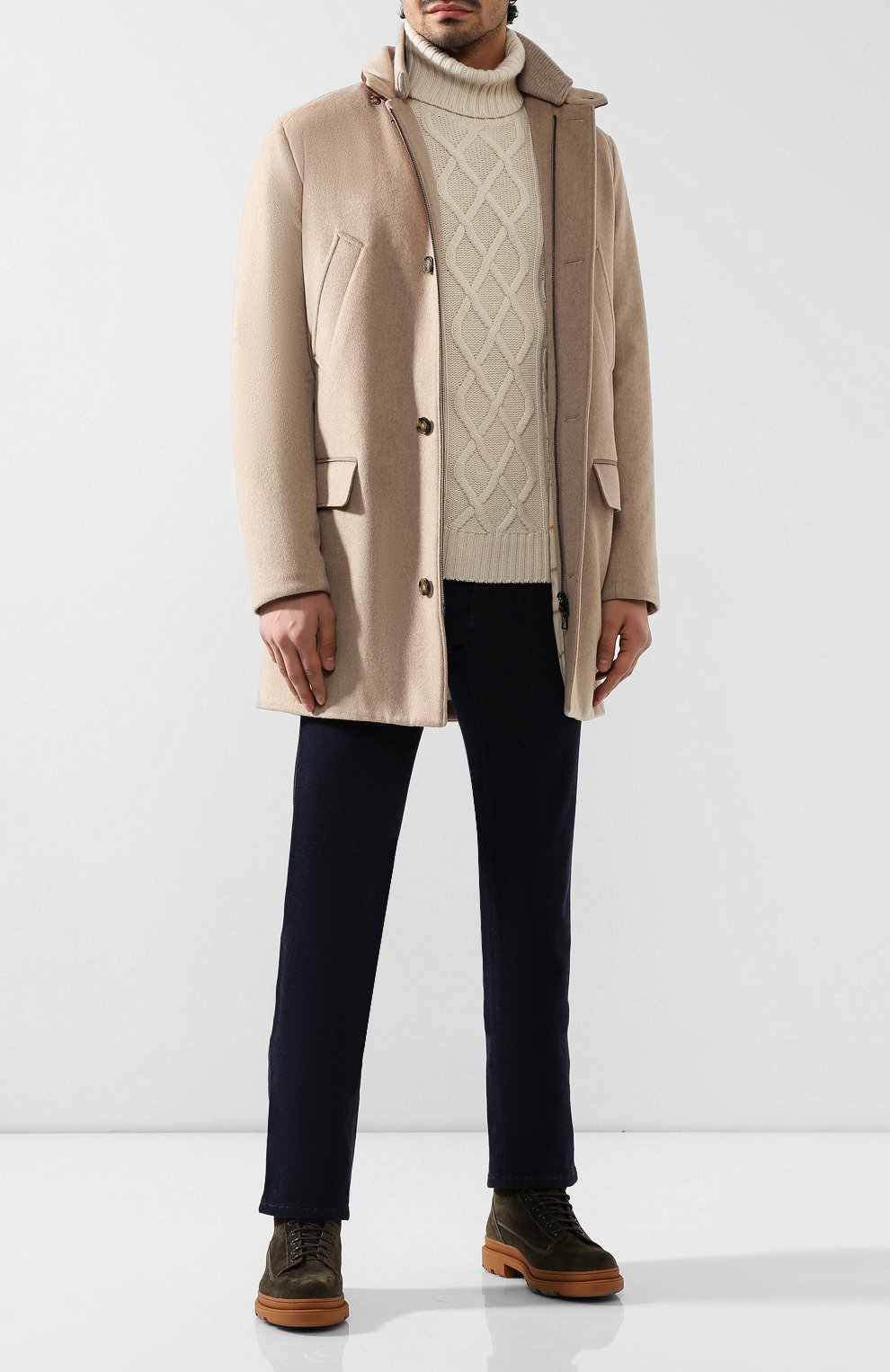 Замшевые ботинки BRUNELLO CUCINELLI, арт. MZUVEMI855, фото 2