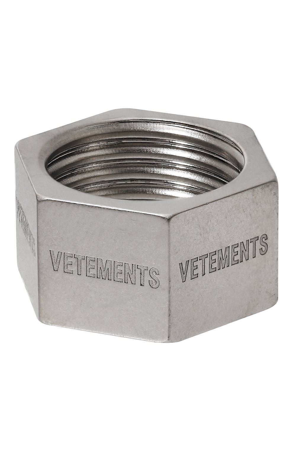 Кольцо VETEMENTS серебряного цвета по цене 36700 руб., арт. UA65RI130S, фото 1 Кольцо VETEMENTS, арт. UA65RI130S, фото 1
