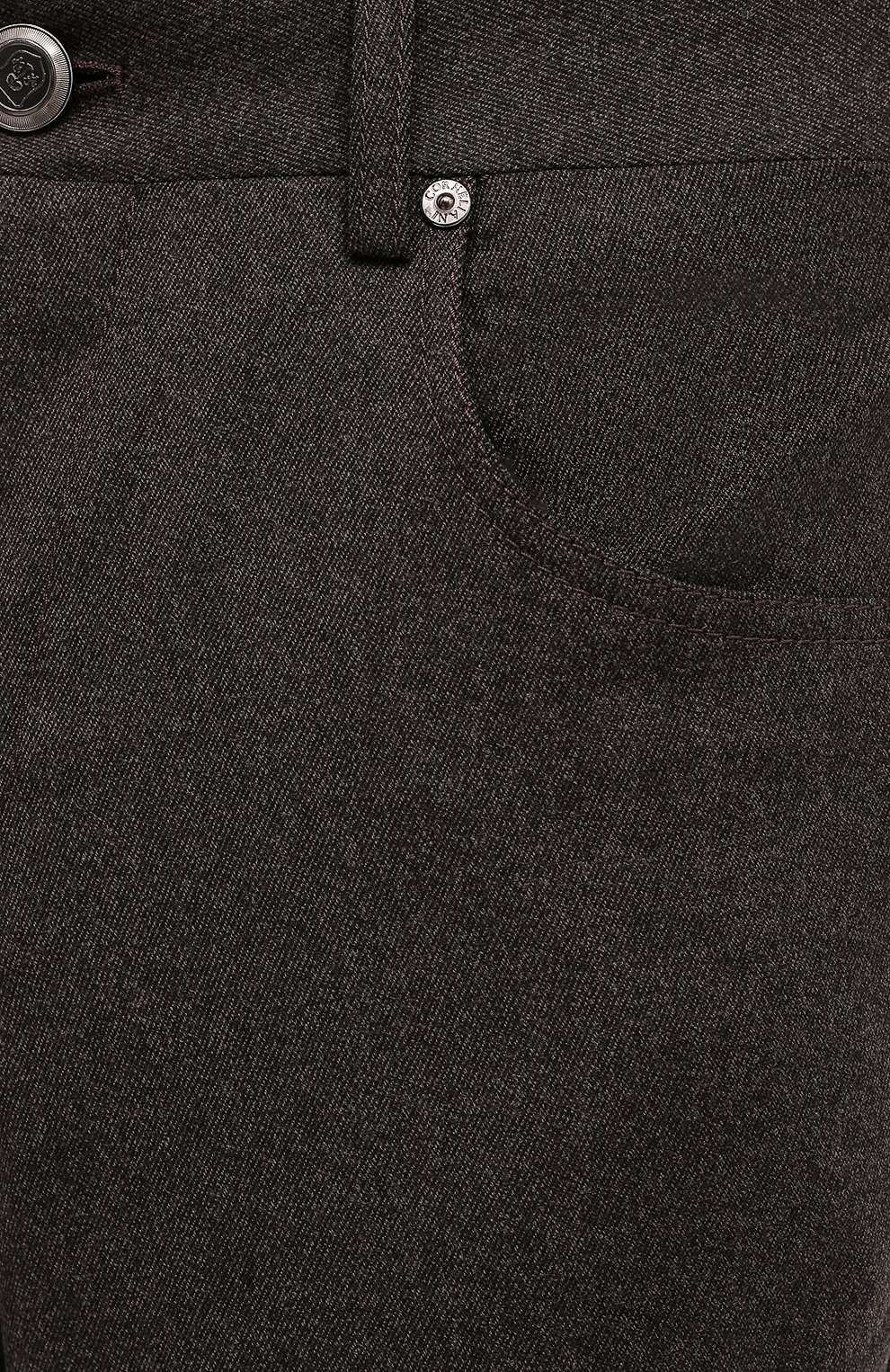 Шерстяные брюки CORNELIANI, арт. 864L01-0818216/00, фото 5