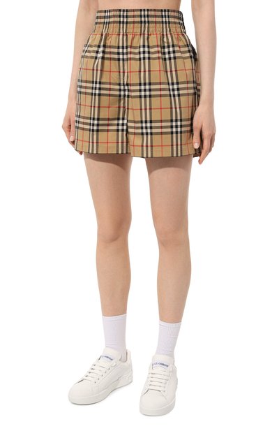 Хлопковые шорты BURBERRY, арт. 8083147, фото 3