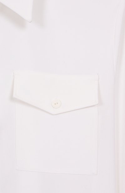 Комплект из рубашки и топа BLUMARINE кремового цвета по цене 27600 руб., арт. BFCA0200/GA019/14-16A, фото 4 Комплект из рубашки и топа BLUMARINE, арт. BFCA0200/GA019/14-16A, фото 4