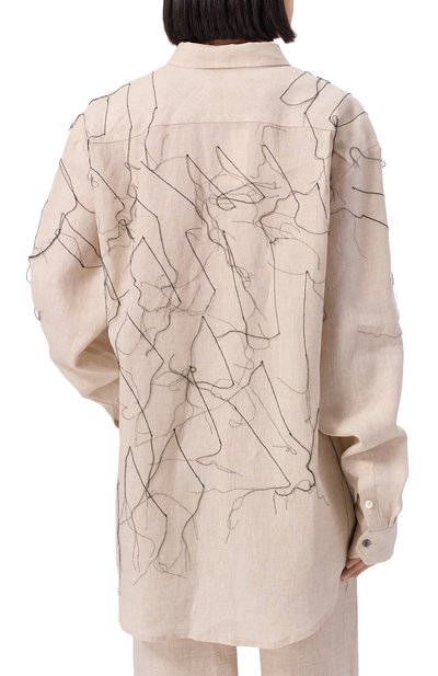 Льняная рубашка ALBUS LUMEN, арт. AL.RT25. 008.FREYSHIRT, фото 4