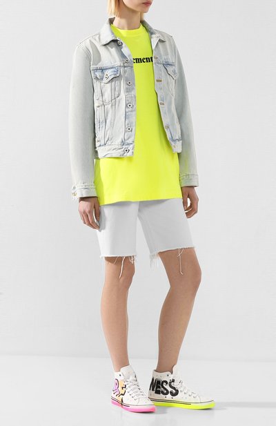 Футболка VETEMENTS, арт. SS20TR304 1610/W/FLU0 YELL0W, фото 2