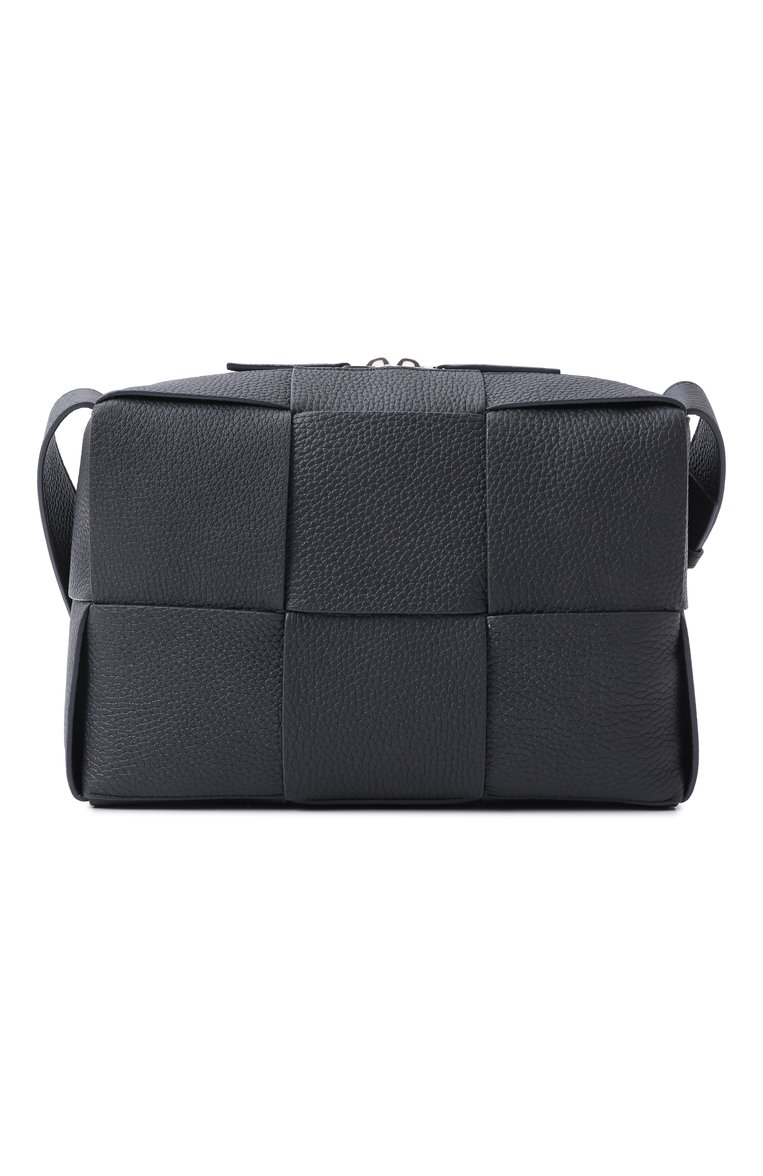 Мужская сумка arco medium BOTTEGA VENETA темно-серого цвета, арт. 731165 V4FV1 | Фото 6 (Ремень/цепочка: На ремешке; Размер: medium; Материал: Натуральная кожа; Автоматизация ТО: Проставлено; Автоматизация состава: Проставлено)