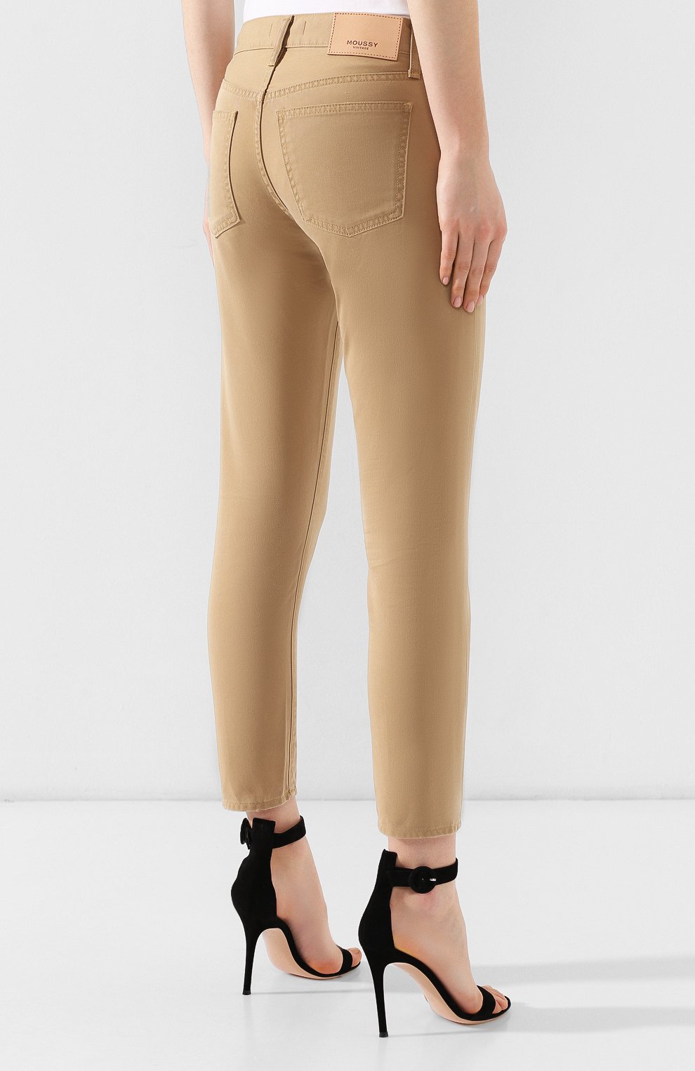 Джинсы MOUSSY бежевого цвета по цене 29800 руб., арт. 025CSC11-2420, фото 4 Джинсы MOUSSY, арт. 025CSC11-2420, фото 4