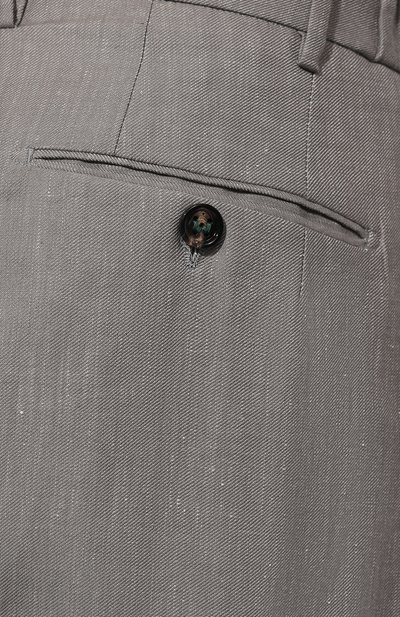 Брюки изо льна и хлопка BERWICH, арт. GL0BE, фото 5