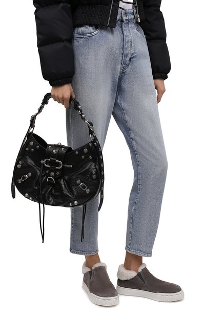 Замшевые слипоны MIU MIU, арт. 5T382D-3J9N-F00M4-005, фото 2