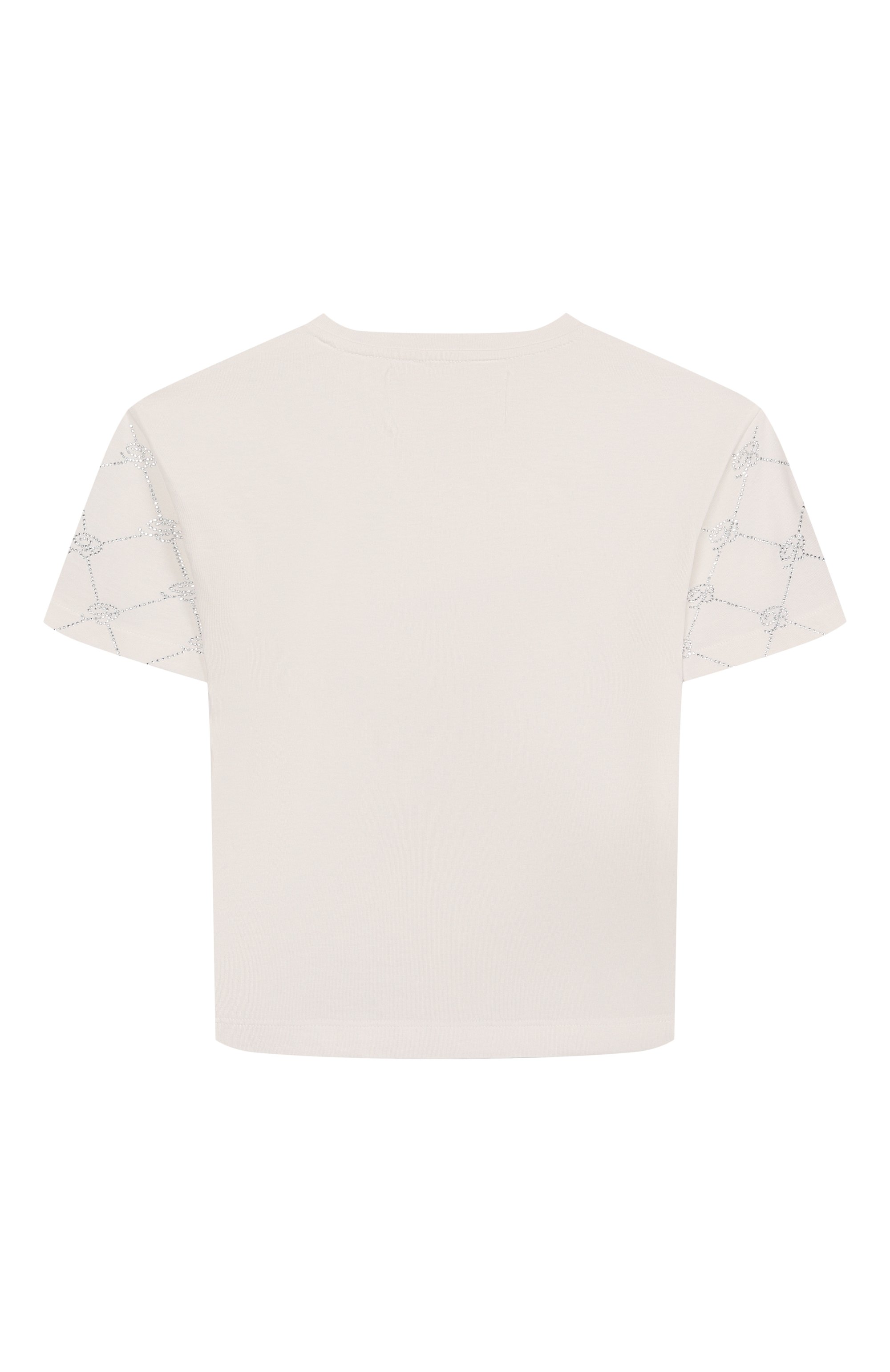 Хлопковая футболка BLUMARINE, арт. BFTS007.0.JF056/6A-12A, фото 2