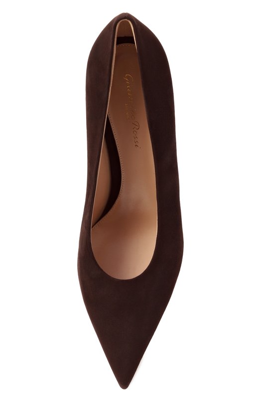 Замшевые туфли Robbie 55 Gianvito Rossi G22273.55RIC.CAMM0KA Коричневый  G22273.55RIC.CAMM0KA Фото 6