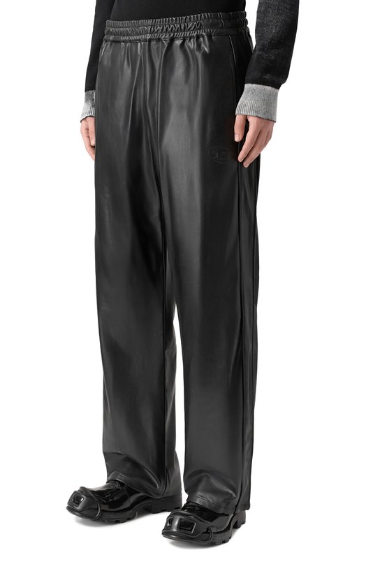 Брюки из экокожи Diesel A21970/0PGBX Чёрный  A21970/0PGBX Фото 3
