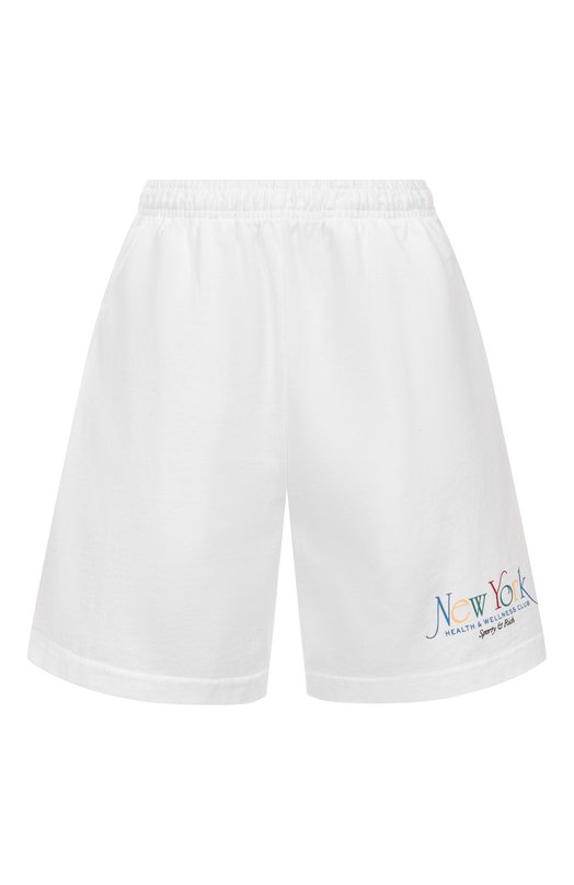 Хлопковые шорты Sporty and Rich SH039622034WH57 Белый SH039622034WH57