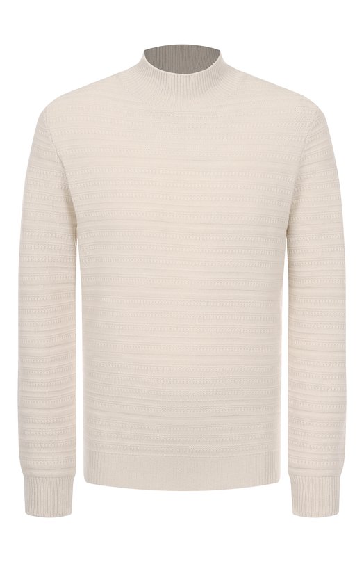 Свитер из шерсти и кашемира Corneliani 26M515-2625147 Белый 26M515-2625147