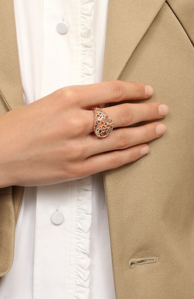 Кольцо luna 1 1991 оранжевого цвета по цене 13810 руб., арт. LUNA#1 RR ROS, фото 2 Кольцо luna 1 1991, арт. LUNA#1 RR ROS, фото 2