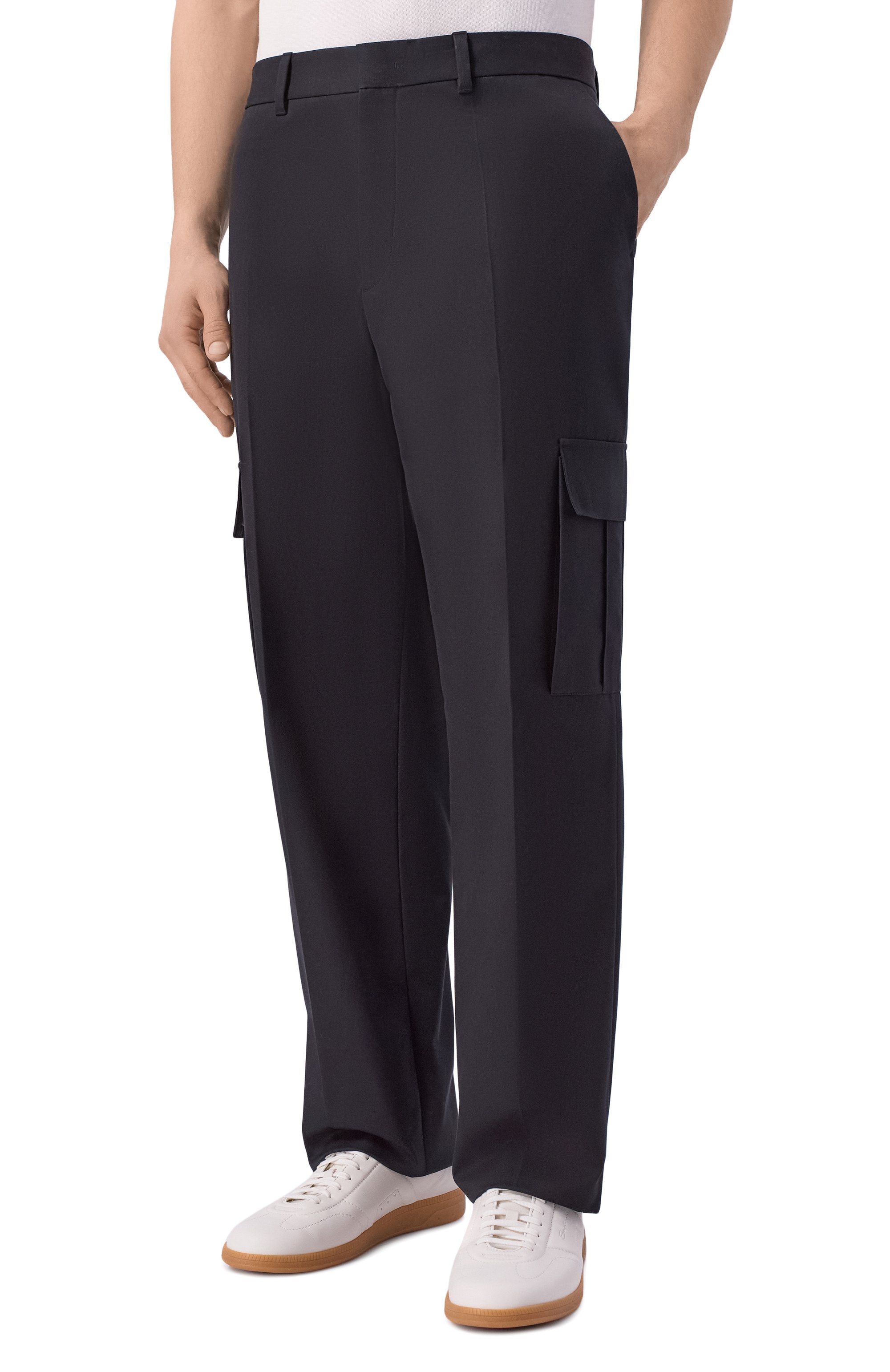 Брюки-карго из хлопка и шелка MVST, арт. M26.2PM.T024/F082 TWILL C0-SE, фото 3
