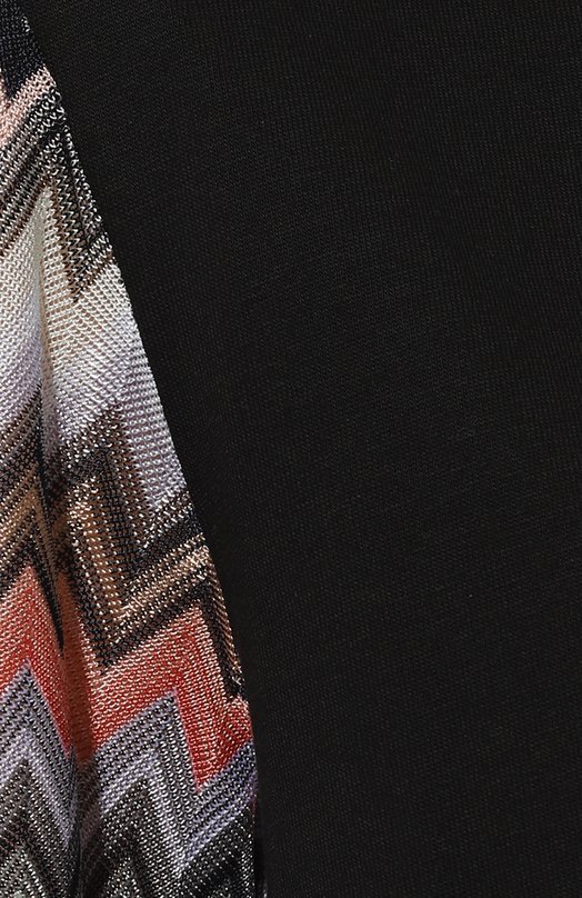 Хлопковая футболка Missoni DS24SL03/BJ00JU Чёрный  DS24SL03/BJ00JU Фото 5