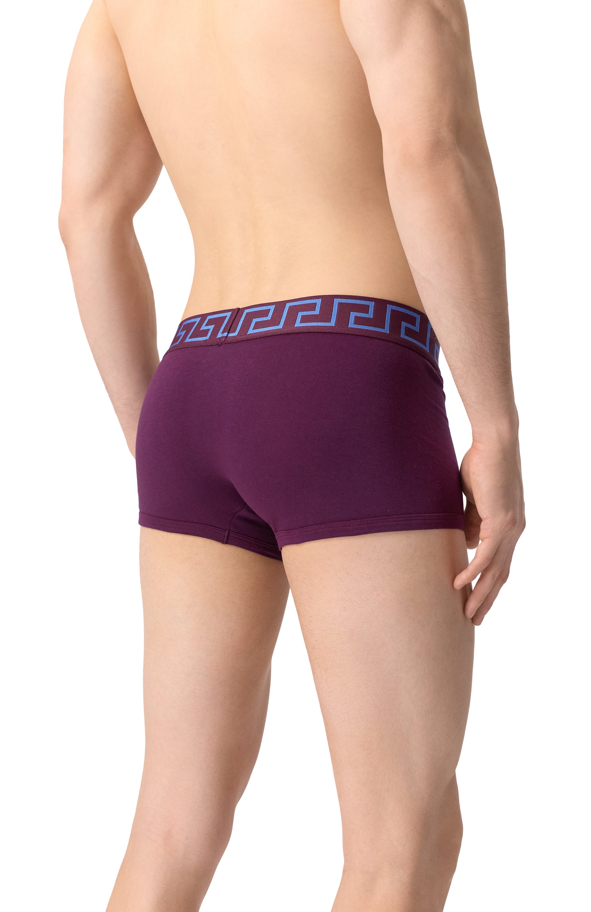 Хлопковые боксеры VERSACE малинового цвета по цене 9990 руб., арт. AU10026/1A10011, фото 3 Хлопковые боксеры VERSACE, арт. AU10026/1A10011, фото 3