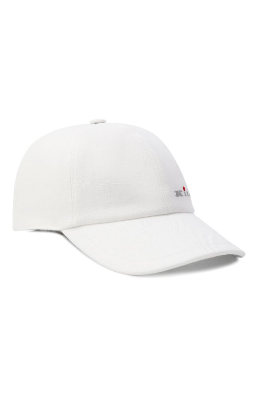 Льняная бейсболка Kiton UCPL015K0718H Белый UCPL015K0718H