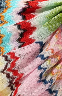 Женская тюрбан из вискозы MISSONI разноцветного цвета, арт. TU00VMD8551 | Фото 4 (Материал: Текстиль, Вискоза; Женское Кросс-КТ: Шапка-тюрбан; Материал сплава: Проставлено; Нос: Не проставлено)