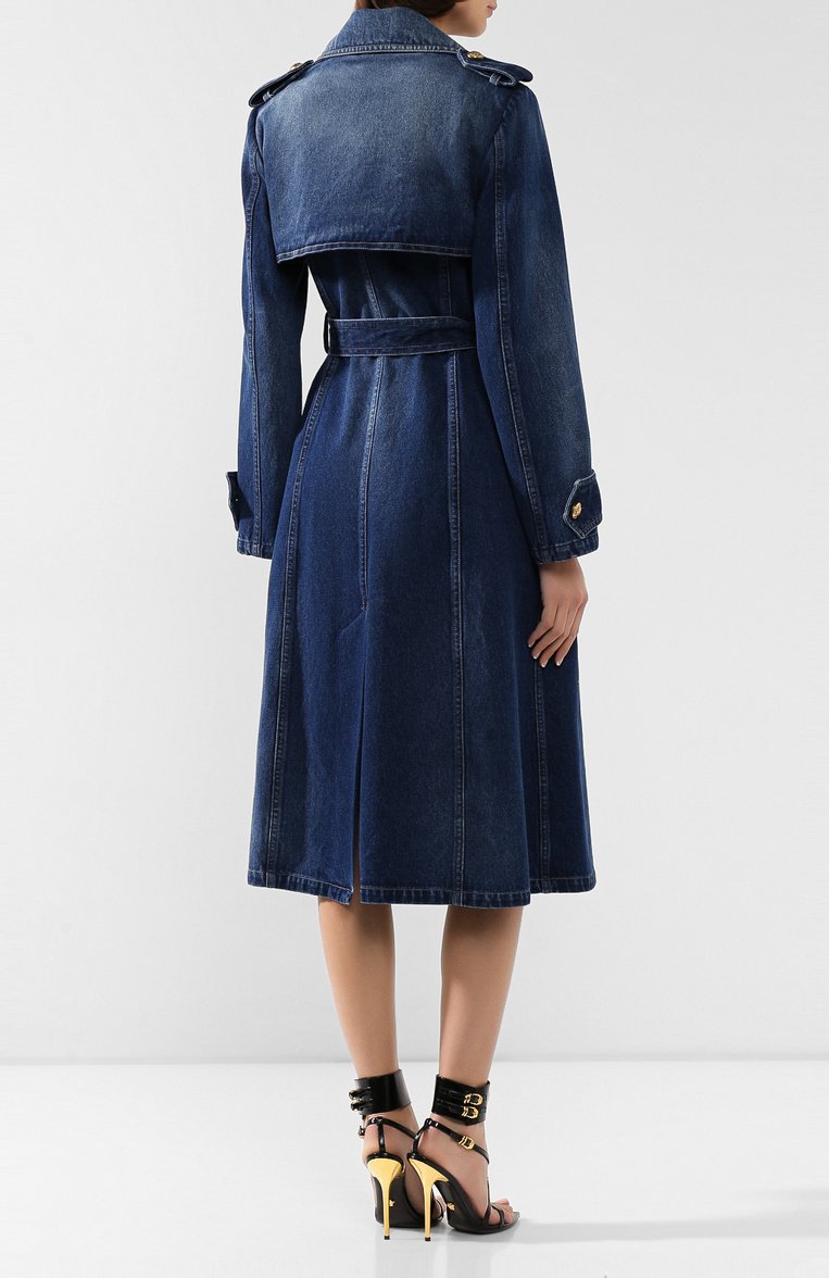 Женский синий джинсовый тренч MICHAEL KORS COLLECTION купить в интернет ...