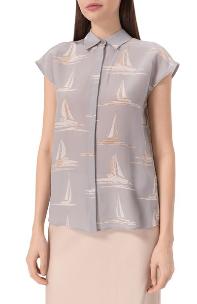 Шелковая блузка MAX MARA STUDIO, арт. GAETANA, фото 3