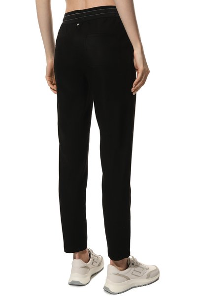 Шерстяные брюки LORENA ANTONIAZZI черного цвета по цене 65050 руб., арт. 02208PA80A/3273, фото 4 Шерстяные брюки LORENA ANTONIAZZI, арт. 02208PA80A/3273, фото 4