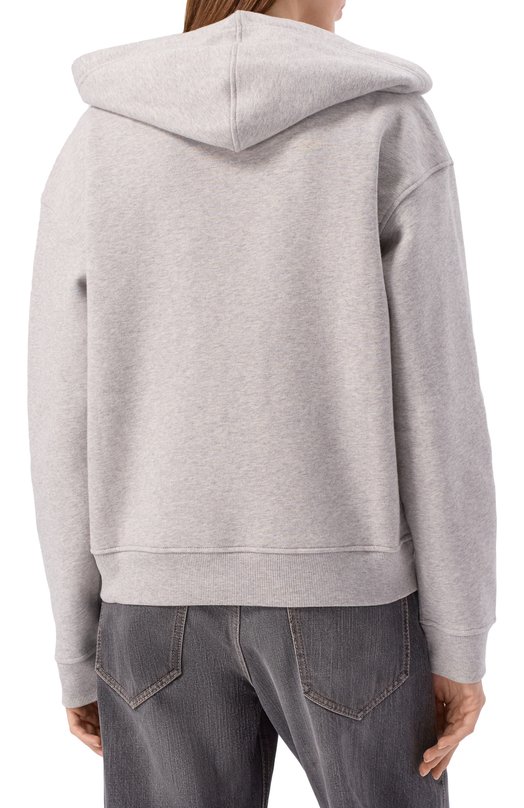 Хлопковая толстовка Weekend Max Mara CANE Серый  CANE Фото 4