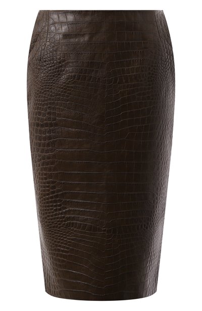 Женская кожаная юбка LOUVE, арт. 24-5-03-15-18