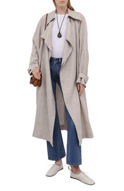 Льняной плащ LOW CLASSIC, арт. L0W21SS_CT03BE, фото 2