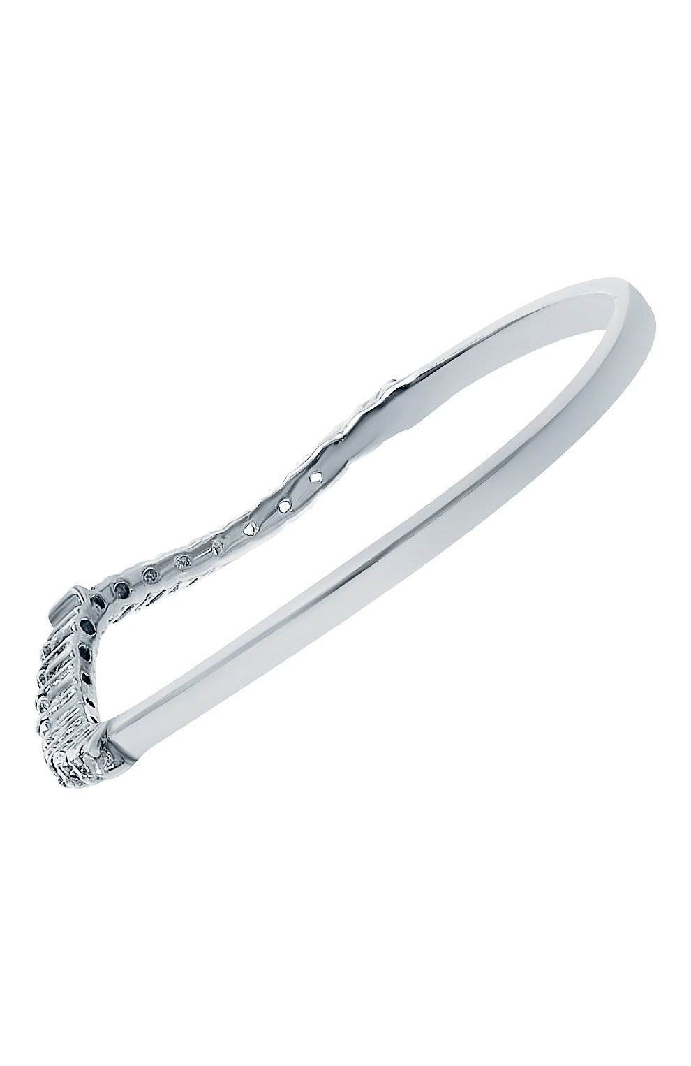 Кольцо-волна с цирконами MOONKA, арт. tr-wr-r, фото 3