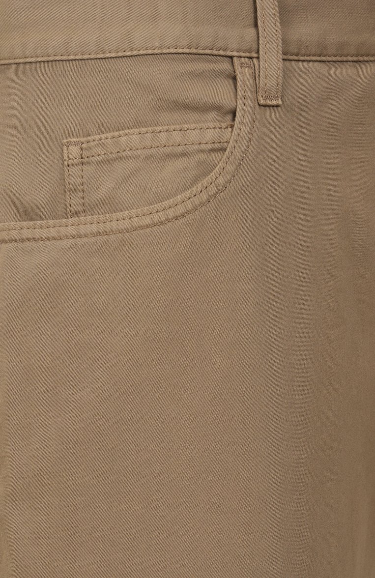 Мужские хлопковые брюки BURBERRY бежевого цвета, арт. 8108341 | Фото 6 (Автоматизация состава: Проставлено; Материал внешний: Хлопок; Длина (брюки, джинсы): Стандартные; Автоматизация ТО: Проставлено; Случай: Повседневный; Стили: Кэжуэл)