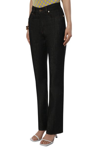 Джинсы JACQUEMUS темно-синего цвета по цене 46950 руб., арт. 213DE001-1400, фото 3 Джинсы JACQUEMUS, арт. 213DE001-1400, фото 3