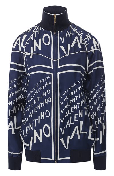 Шелковый бомбер VALENTINO, арт. RB3CI0A04EL, фото 1