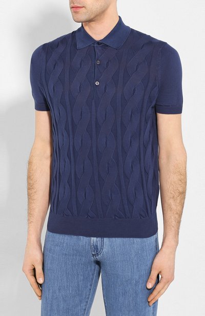 Хлопковое поло CANALI, арт. C0707/MK00854, фото 3