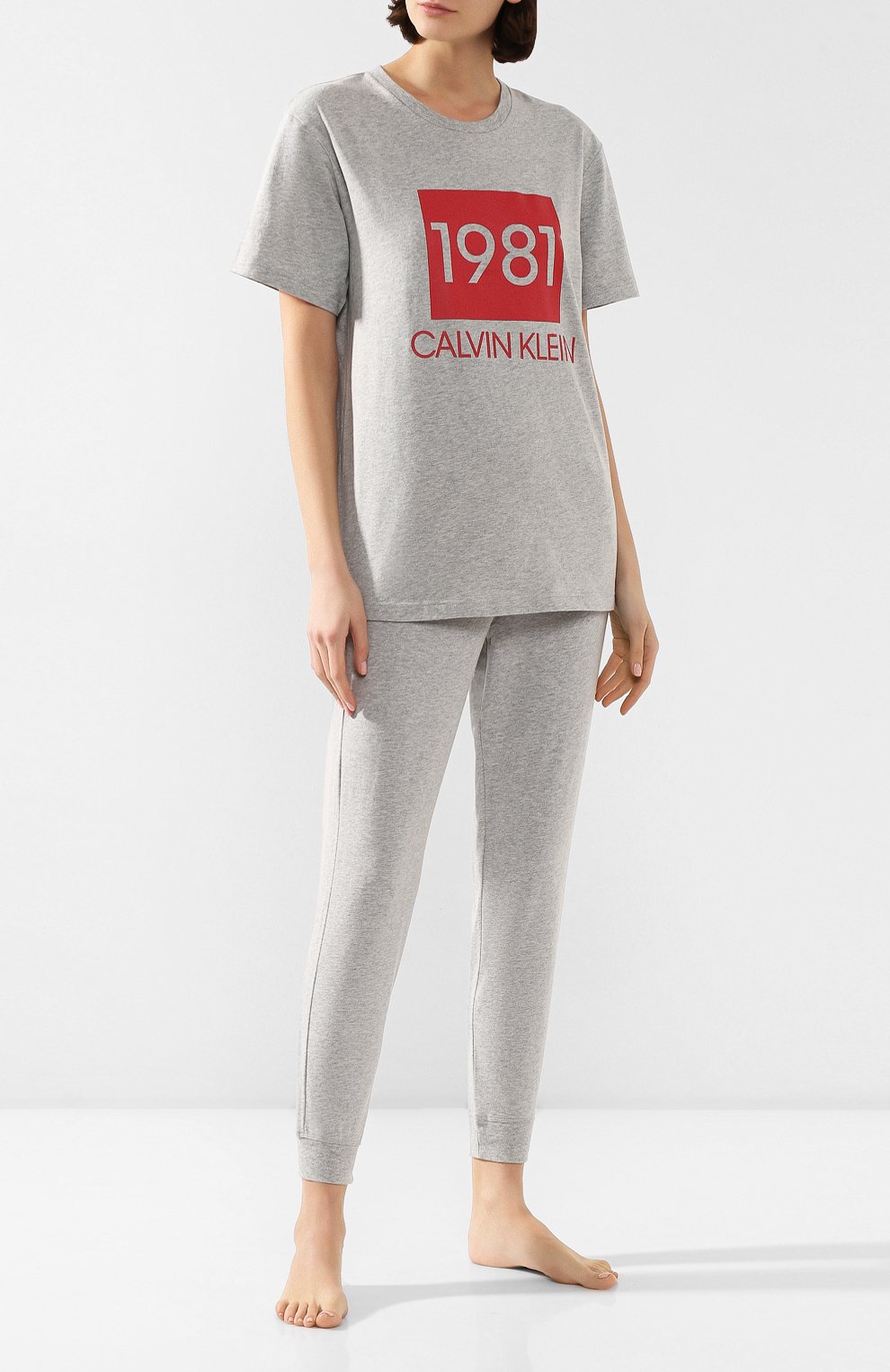 Хлопковые брюки CALVIN KLEIN, арт. QS6311E, фото 2