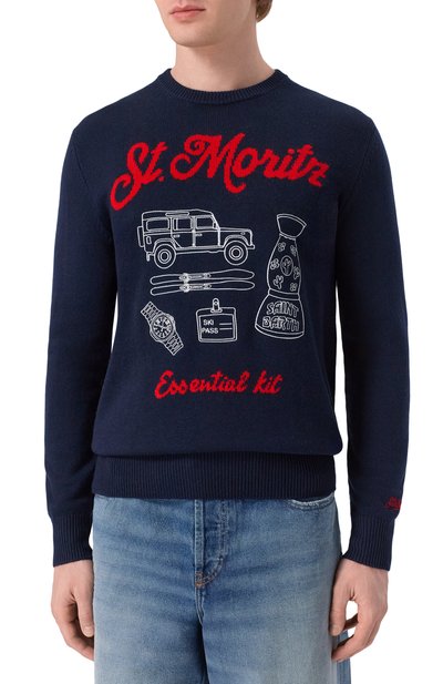 Джемпер из шерсти и вискозы MC2 SAINT BARTH, арт. HER0001-02919I/HER0N, фото 3