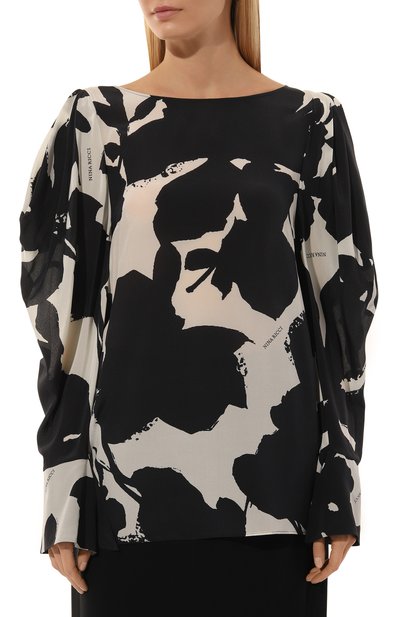Шелковая блузка NINA RICCI, арт. 24ACT0006/SE1399, фото 3
