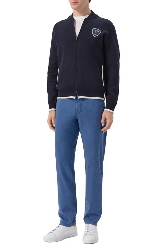 Кожаные кеды KNT USSK059N01411_001 Белый  USSK059N01411_001 Фото 2